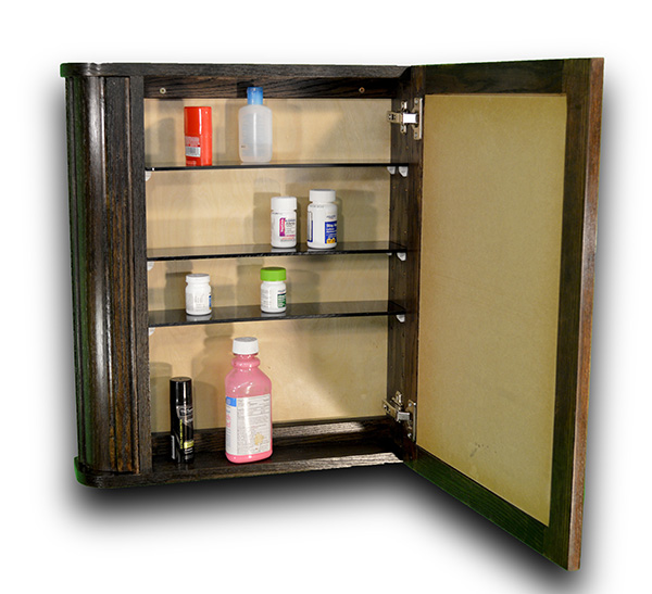 Medicine Cabinet W Ith Hidden Compartments To Hide Prescription Meds
