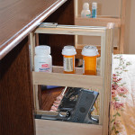 Headboard Middle Compartment Closeup